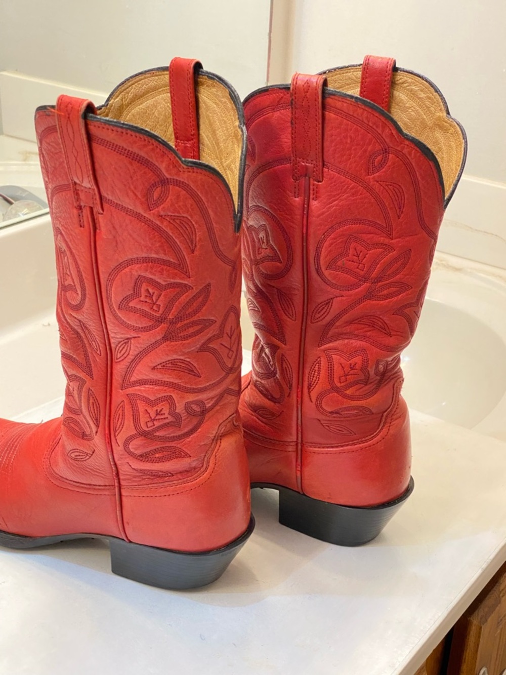 ARIAT Women Heritage Cowboy Boot Size 9B good condition clean interior/bottom - Picture 12 of 12